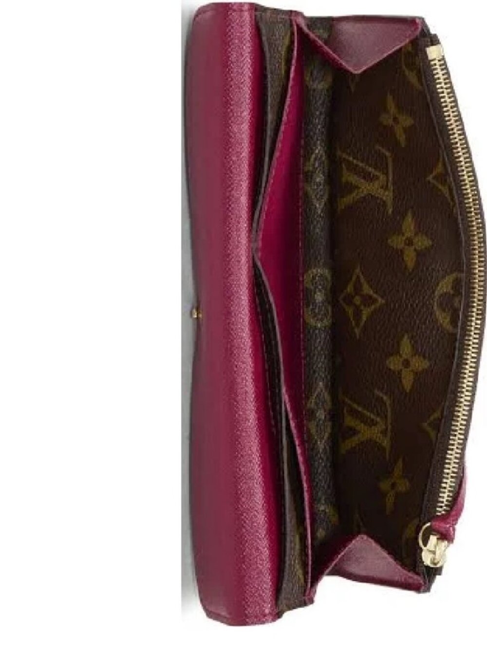 Louis Vuitton Women's Monogram Canvas Emilie Wallet - Picture 3 of 4